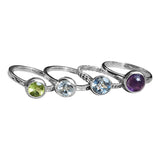 Gemstone Stack Rings