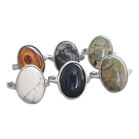 Gemstone Symbol rings