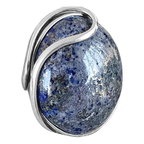 Lapis Lazuli Loop Ring