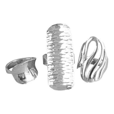Statement Silver Rings