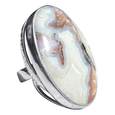 Crazy Lace Agate Minerva Ring