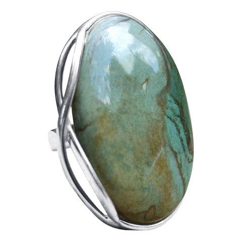 Green  Jasper Ring