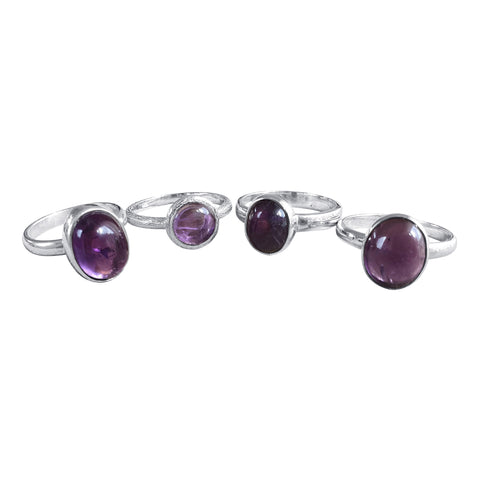 Amethyst Ring Selection