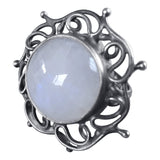 Intricate Moonstone Ring