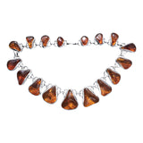 Seventeen Stone Amber Necklace