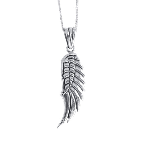 Silver Wing Pendant and Chain