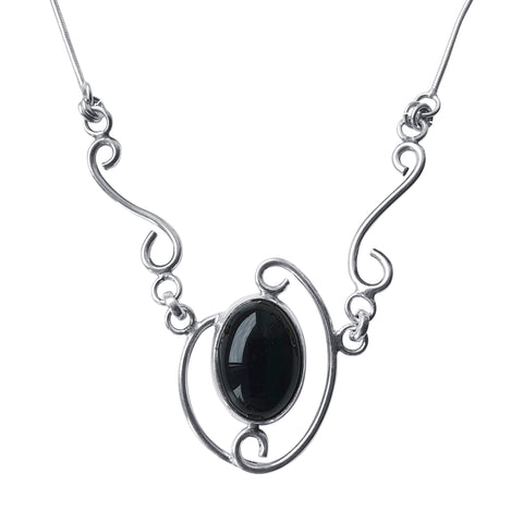 Black Onyx Insignia Necklace