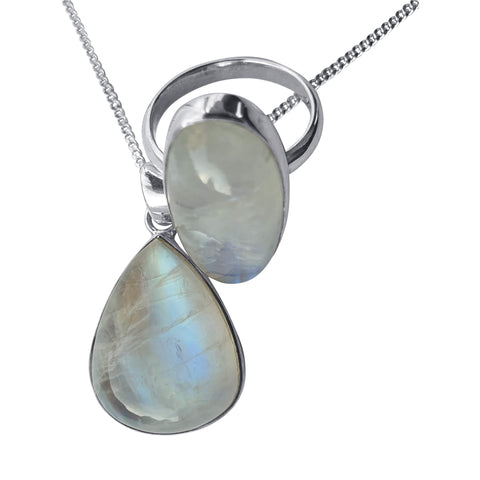 Moonstone Pendant and Ring