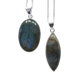 Shimmering Labradorite Pendants