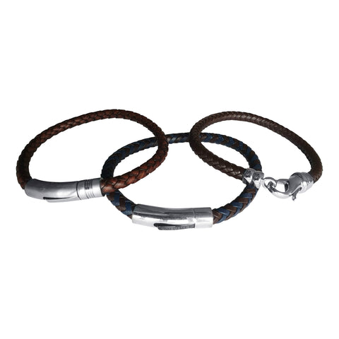 Plaited Leather Bracelets