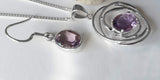 Facetted Oval Gemstone Earrings