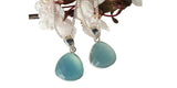 Aqua Agate Sea Green Faceted Pendant