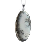 Dendritic Merlinite Silver Pendant