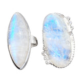 Celestial Moonstone Silver Ring