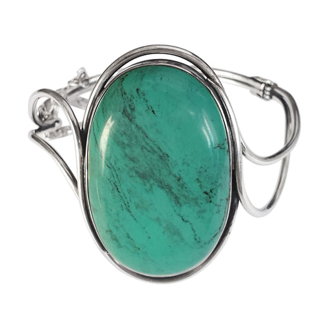 Magna Turquoise Silver Bangle