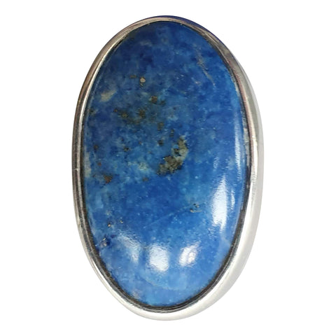 Sprinkled Lapis Lazuli Silver Ring