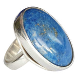 Sprinkled Lapis Lazuli Silver Ring