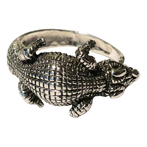 Silver Lizard Ring