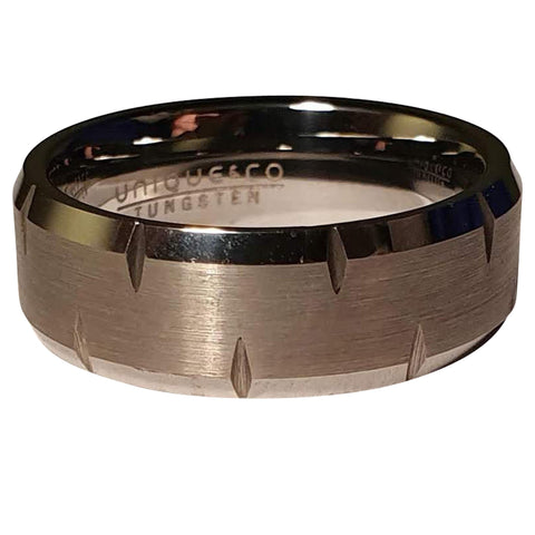 Notched Tungsten Ring