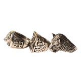 Wolf, Celtic, Lion Solid Silver Rings