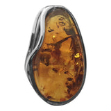 Taiyang Amber Silver Ring