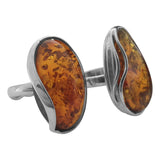 Taiyang Amber Silver Ring