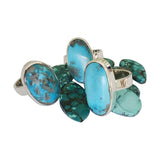 Tranquility Turquoise Silver Rings