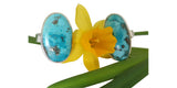 Aztec Turquoise Silver Rings