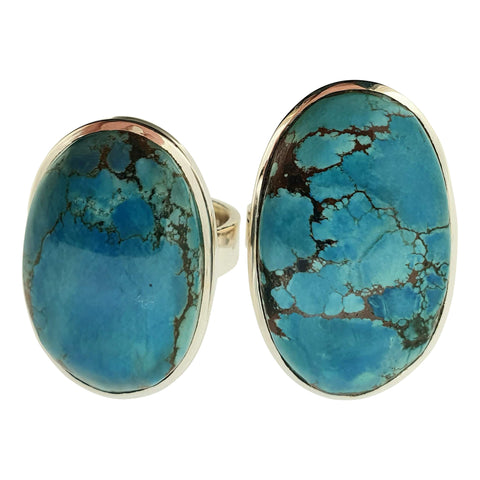 Zuni Turquoise Silver Rings