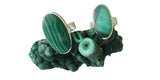 Conifer Malachite Silver Rings
