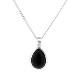 Teardrop Pendant with Chain