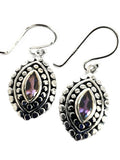 Pacific Amethyst Silver Earrings