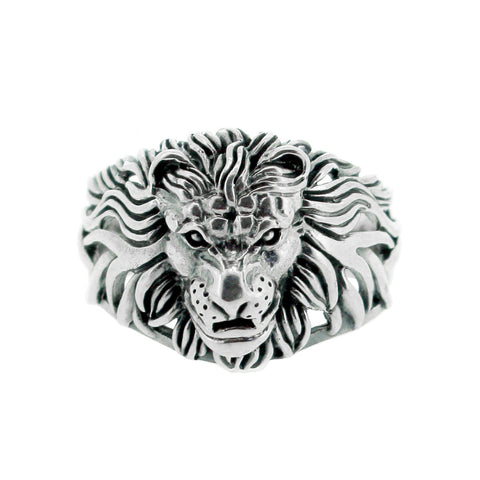 Lion Head Silver Tsavo Ring