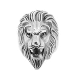 Large Silver Lion Mara Ring