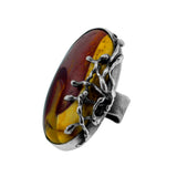 Large Mookaite  Jasper Ring