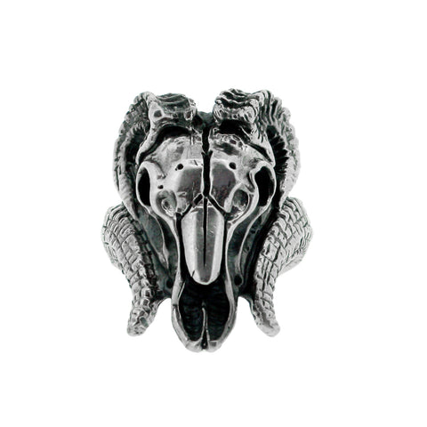 Ram skull ring hotsell